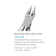 Bird Beak Pliers with Cutter #678-325